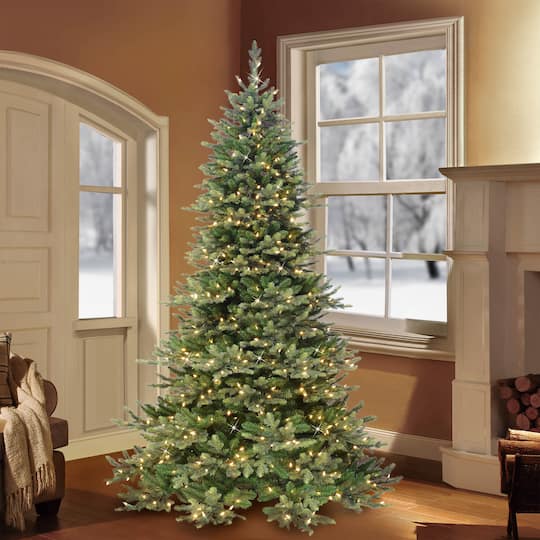 7.5ft. Pre-Lit Royal Majestic Douglas Fir Downswept Artificial Christmas Tree, Clear Lights